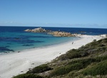Camp at Stumpys Bay Beach, Mount William National Park, Tasmania, Australia