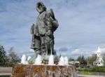 Visit Unknown First Family at Golden Heart Plaza, Fairbanks, Alaska