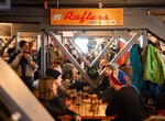Eat at Rafters Pub at Red Mountain, British Columbia