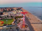 Swim at Coney Island Beach, Brooklyn, New York