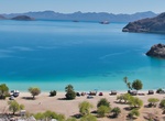 Camp at Playa El Coyote, Baja California Sur, Mexico