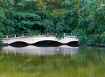 See Sham Bridge at Thousand Pound Pond, Hampstead Heath, London