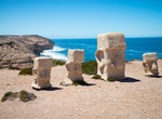 See Elliston Mara Sculpture on the Cliffs, Elliston, South Australia