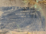 Find Frank Fox Gravesite, Carrizo Creek, Anza-Borrego Desert State Park, California
