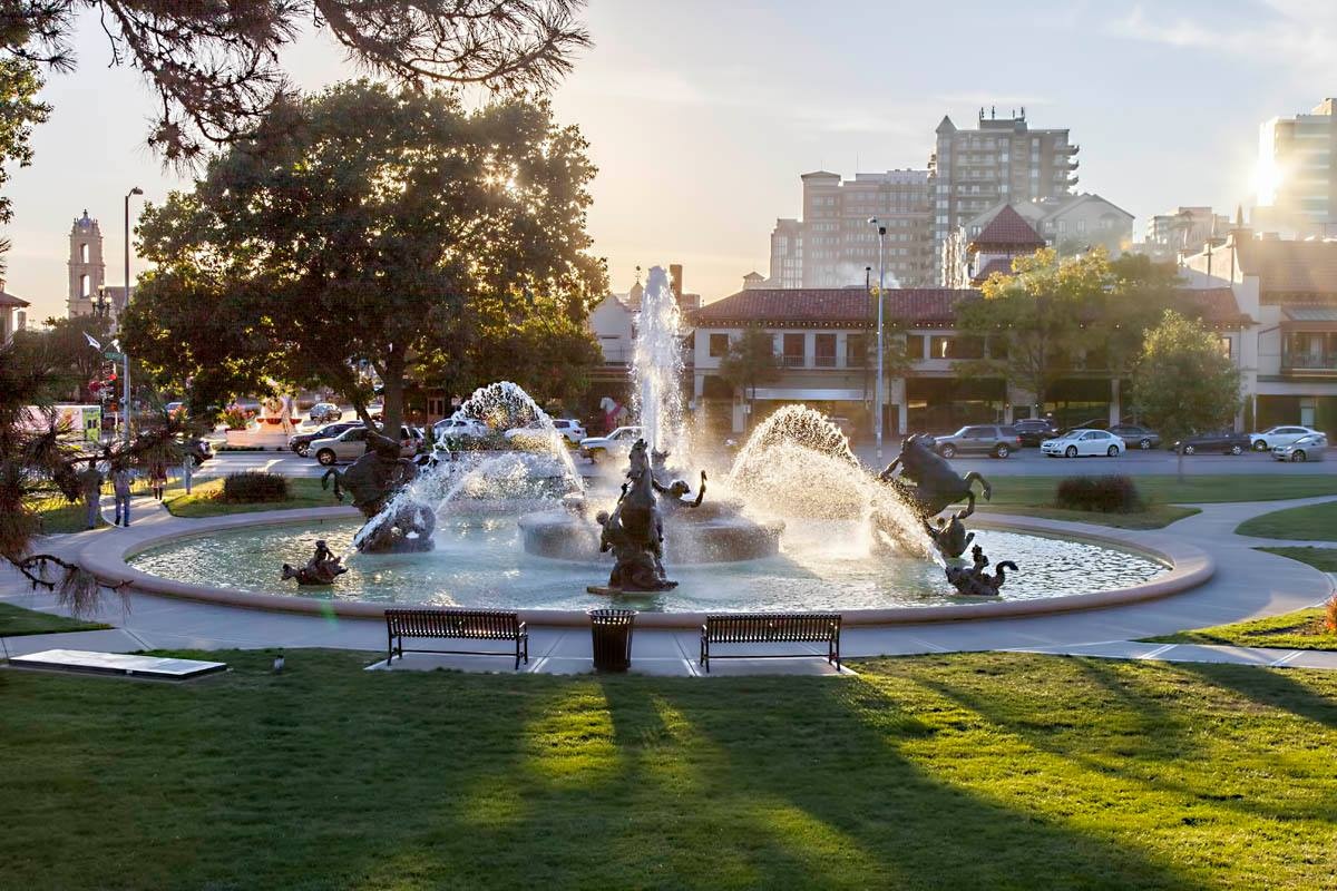 Fountain in Mill Creek Park