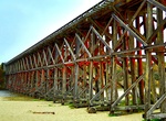 Cross The Pudding Creek Trestle, Fort Bragg, California