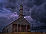 See Church of Vilupulli, Chiloé Island, Chile