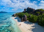 Relax on Anse Source d'Argent Beach, La Digue, Seychelles