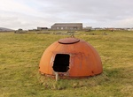 See Allan Williams Turret, Sumburgh Airport, Shetland Archipelago, Scotland