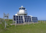 See Foula Lighthouse, Foula, Shetland Archipelago, Scotland