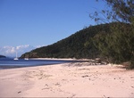 Visit Chalkie's Beach, Haslewood Island, Whitsunday Islands of Queensland, Australia