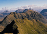 Summit Beinn Alligin, Scottish Highlands, Scotland