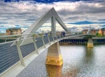 Cross Tradeston Bridge (Squiggly Bridge), Glasgow