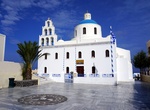 See Church of Panagia Akathistos Hymn, Oia, Santorini, Greece