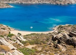 Visit Tris Ekklisies Beach, Ios Island, Greece