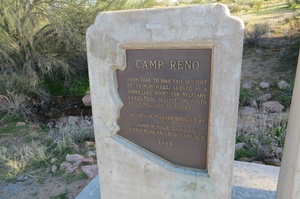 Camp Reno Arizona Camp Reno Historical Marker