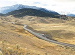 Drive Old Gardiner Road, Yellowstone National Park, Wyoming