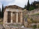 Visit Athenian Treasury, Delphi, Greece