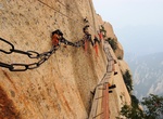 Hike Cliff Side Plank Path of Mount Hua (Huashan), China