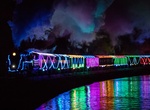 Ride The Christmas Train of Lights, Paignton, England