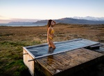 Relax at Djúpavogskörin Natural Geothermal Pool, Djupivogur, Iceland