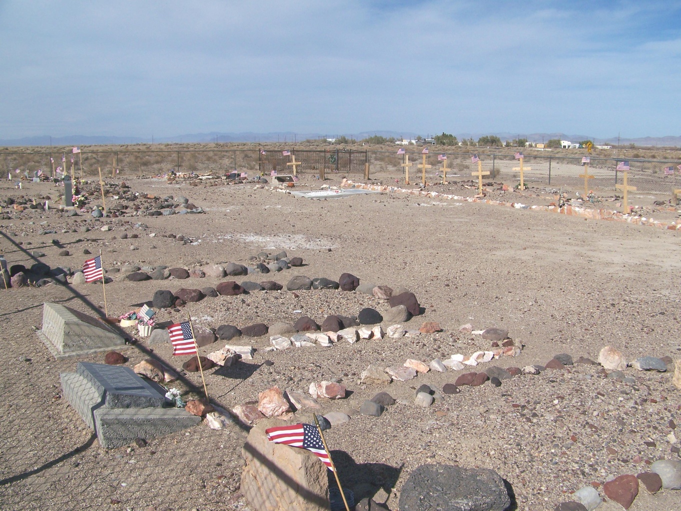 Death Valley Junction Cemetery - Cemetery At Death Valley Junction California.2048x1024 