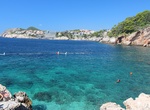 Swim at Danče Beach, Dubrovnik, Croatia