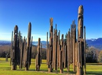 See Burnaby Mountain Ainu Totem Poles, Burnaby, British Columbia, Canada