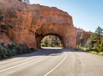 Drive through Red Canyon Arches, Utah