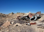 Find Bisti Badlands Wrecked Car, Bisti Badlands, New Mexico