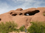 Climb to Hole-in-the-Rock (Papago Park), Phoenix and Tempe, Arizona