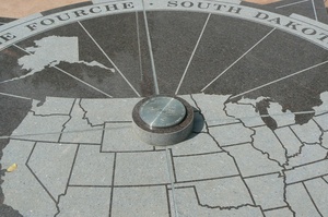 Geographical Center Map Geographic center of the United States