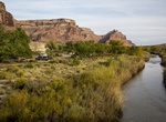 Camp at San Rafael Bridge Campground, San Rafael Swell, Utah