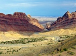 Drive I-70 in San Rafael Swell, Utah