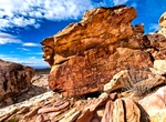 Hike to Newspaper Rock Petroglyphs, Gold Butte National Monument, Nevada