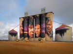 See Sheep Hills Silo Art, Wimmera Mallee, Victoria, Australia
