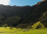 Hike to Wishbone Falls, Mount Aspiring, New Zealand