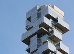 See Jenga Tower (56 Leonard Street), Tribeca, Manhattan, NYC