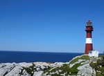 See Slåtterøy Lighthouse, Vestland, Norway