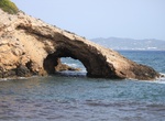 See Platja des Cavallet Arch, Ibiza, Spain