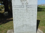 See Bean Puzzle Tombstone, Wellesley, Ontario