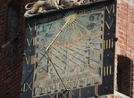 See Sundail on Gdańsk Town Hall, Gdańsk, Poland
