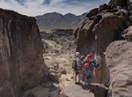 Rock Climb Fossil Falls, California