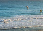 Kitesurfer Palm Beach, South Africa