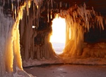 Explore Sand Island Ice Caves, Apostle Islands National Lakeshore, Wisconsin