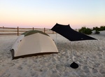 Camp at Assateague Island National Seashore, Maryland