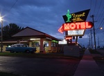 See Desert Hills Motel Sign, Tulsa, Oklahoma