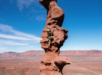 Rock Climb Finger of Fate (The Titan), Moab, Utah