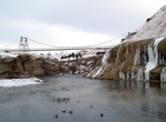 Cross Big Horn River Suspension Bridge, Thermopolis, Wyoming