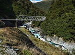See Gates of Haast Waterfall & Bridge, Mt Aspiring National Park, New Zealand